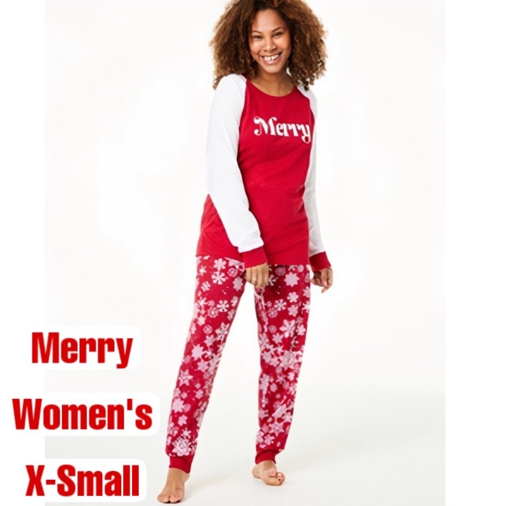 XS-Macy's “Family PJ’s” Merry Snowflakes Pajamas Set NWT